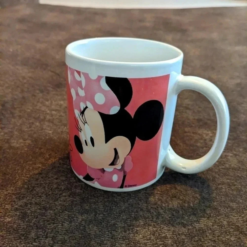 Disney Minnie Mouse You're So Cute Mug 12 Oz Love Valentines Bows Flowers Hearts